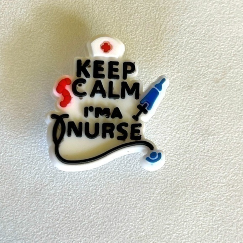 Keep Calm I Am A Nurse Croc Charm